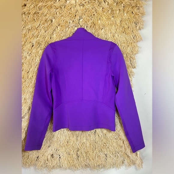 Lululemon•Wind-Resistant Golf Jacket•Mixed Material Full Zip•Atomic Purple•NEW•6 - Picture 7 of 16